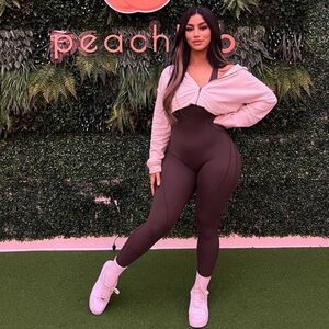 Davis Active Tank Jumpsuit Chocolate/Brown